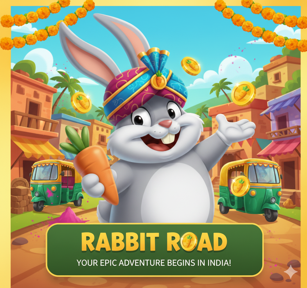 Step by step guide on how to play Rabbit Road game easily in India