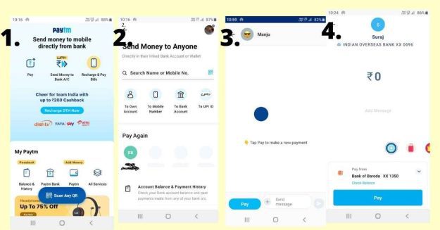 how to send money to bank account from Paytm Wallet