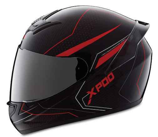 TVS XPOD - Blistering Black Helmet 