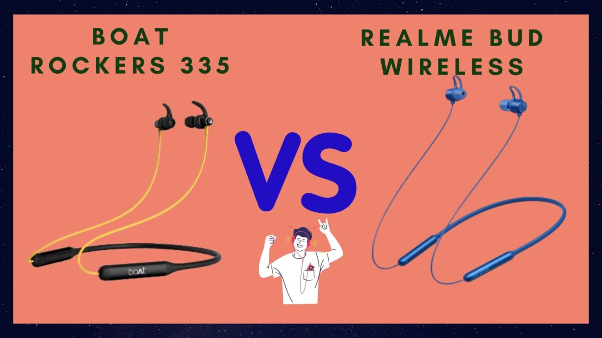 Boat Rockerz 335 vs Realme Bud Wireless