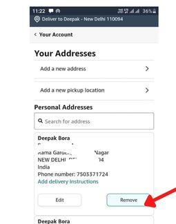 how to change Residential Address on amazon
