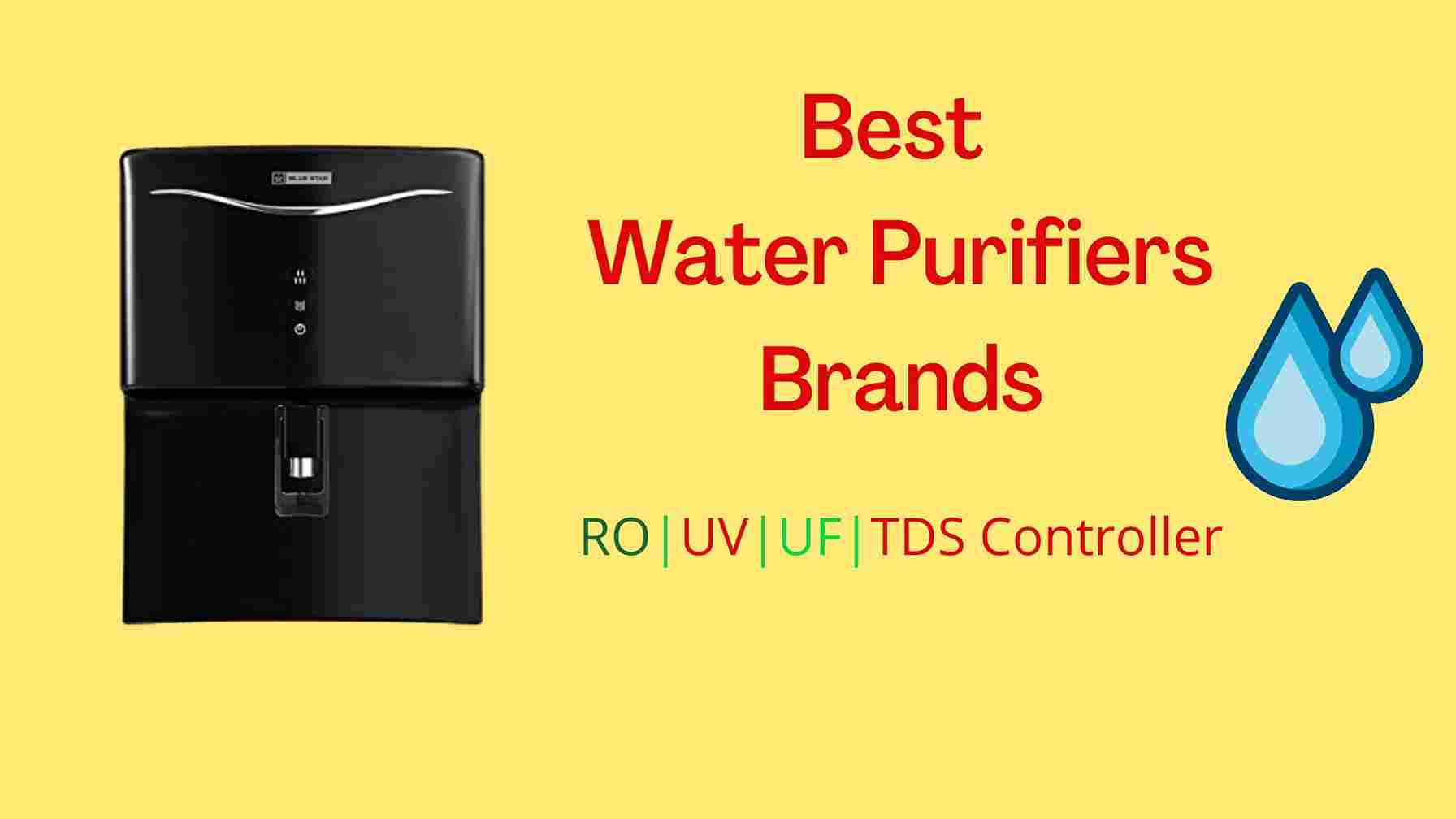 Best Water Purifier Brands in India
