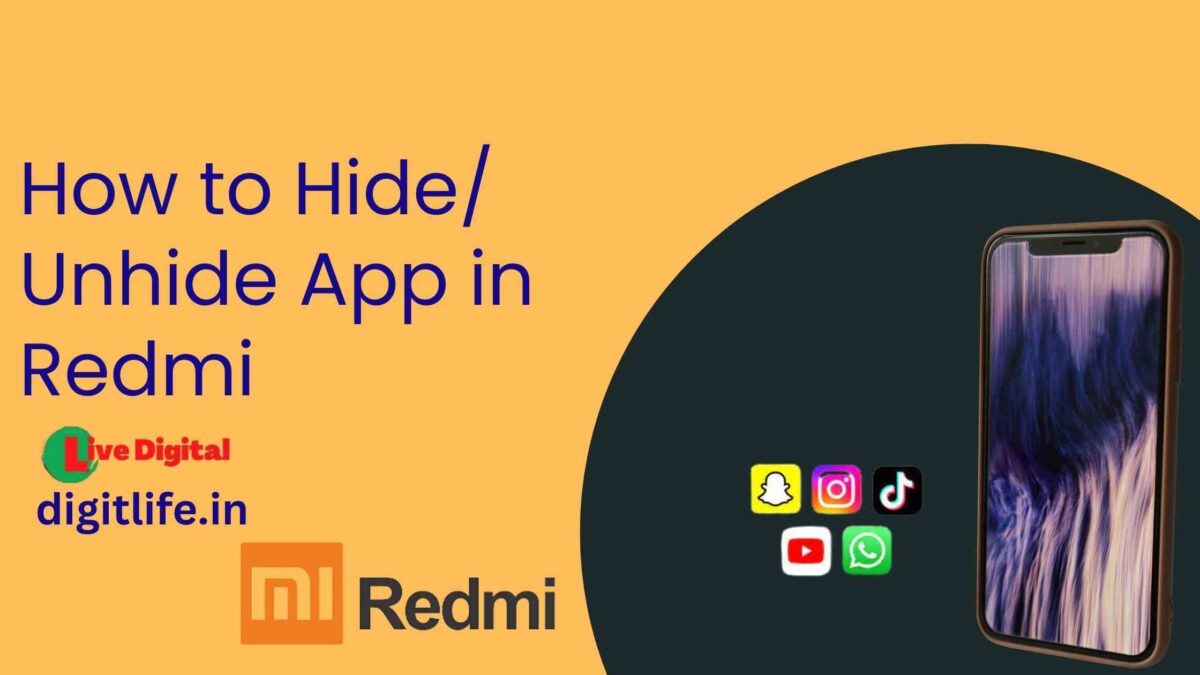 How to Hide or Unhide App in Redmi